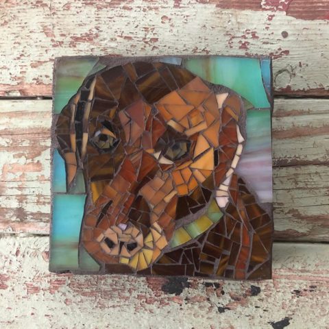 DeniseMosaics-Pet Portraits Dog Display Gallery 4