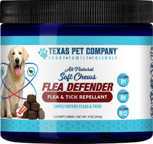 Flea Defender Flea and Tick Prevention Chewable Dog Treats TPCDSCFT9 Front V22