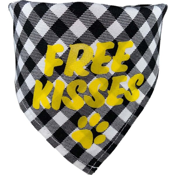Dog Bandana Free Kisses