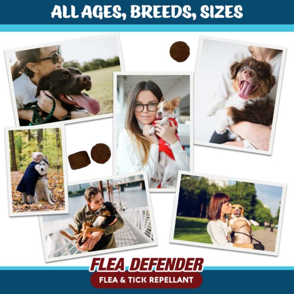 Texas Pet Company Flea Defender Flea Tick Prevention Soft Chews All Dogs