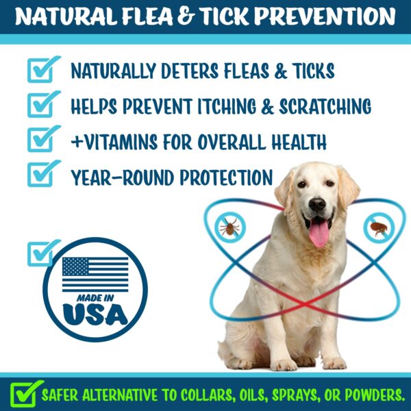 Texas Pet Company Flea Defender Flea Tick Prevention Soft Chews Benefits