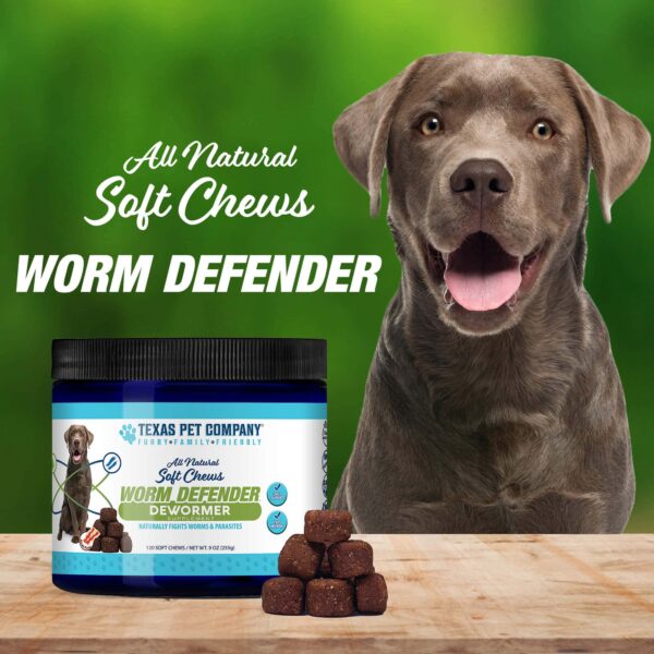 Texas Pet Company Worm Defender Dog Dewormer Soft Chews Ad Dog