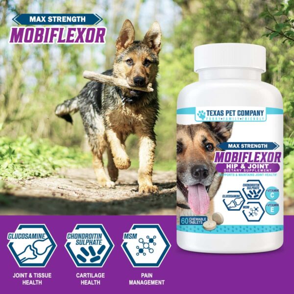Texas Pet Company Mobiflexor Hip & Joint Chewable Tablets Summary