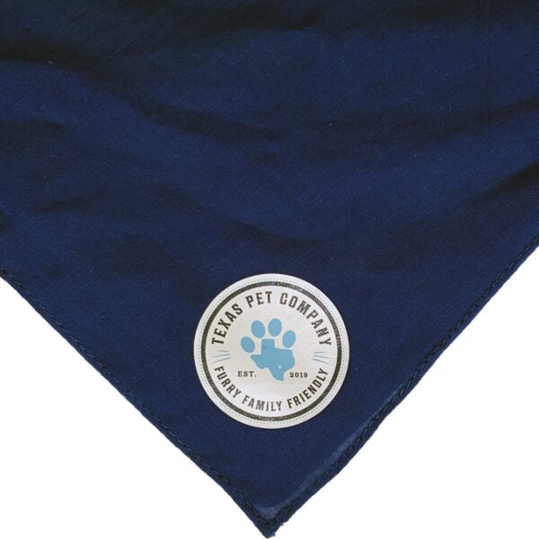 Texas Pet Company Official Brand Seal Logo Dog Bandana NAV