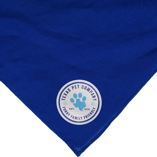 Texas Pet Company Official Brand Seal Logo Dog Bandana ROY