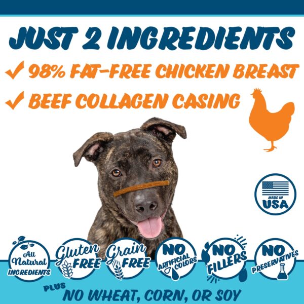 Texas Pet Company Chicken Jerky Bars Slides Ingredients 1500x1500