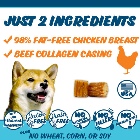 Texas Pet Company Chicken Jerky Bites Slides Ingredients 1500x1500
