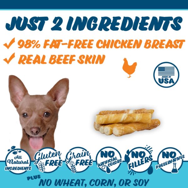 Texas Pet Company Chicken Jerky Wrap Toy Slides Ingredients 1500x1500