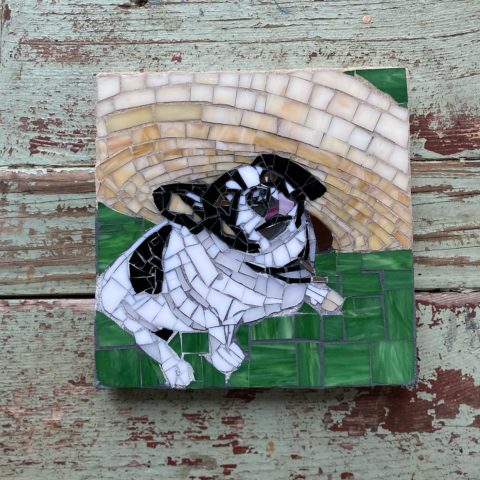 DeniseMosaics-Pet Portraits Dog Display Gallery 8x8 3