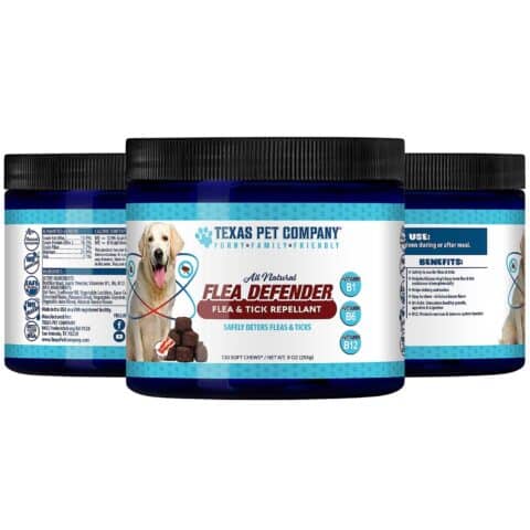 Flea Defender Flea and Tick Prevention Chewable Dog Treats TPCDSCFT9-3View Pile V22