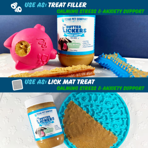 Dog Budder Butter-Lickers-Calming-Peanut-Butter-For-Dogs-Uses-Anxiety
