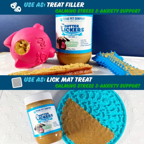 Dog Budder Butter-Lickers-Calming-Peanut-Butter-For-Dogs-Uses-Anxiety