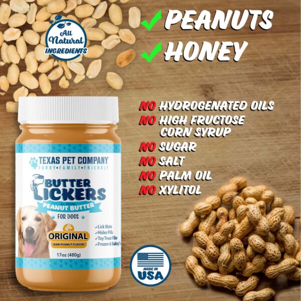 Butter Lickers Original Dog Peanut Butter For Dogs Ingredients