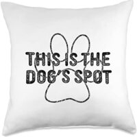 Texas Pet Company This Is The Dog's Spot Throw Pillow-M5VBT3SNBGNUS18X18-B09Z6G9Y4G-Front