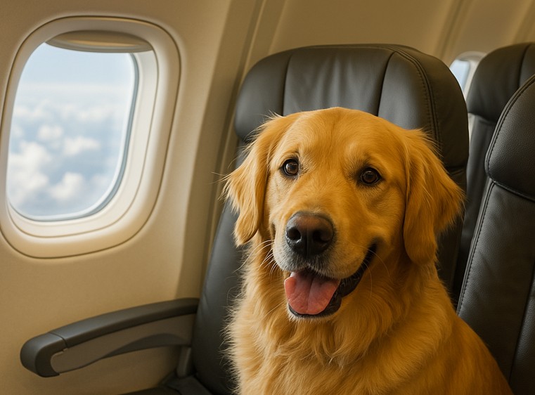 Pet Transports Airplane