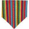 Dog Bandana Fiesta Stripes fold