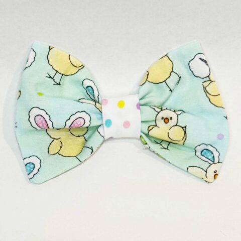 Dog Bowtie Easter Bunny Chick