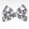 Dog Bowtie Easter Bunny Grey
