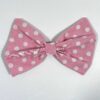 Dog Bowtie Polka Dot Pink
