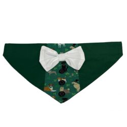 St Patricks Holiday Dog Bandana Suit Large