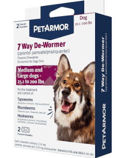 PetArmor 7 Way De Wormer for Dogs