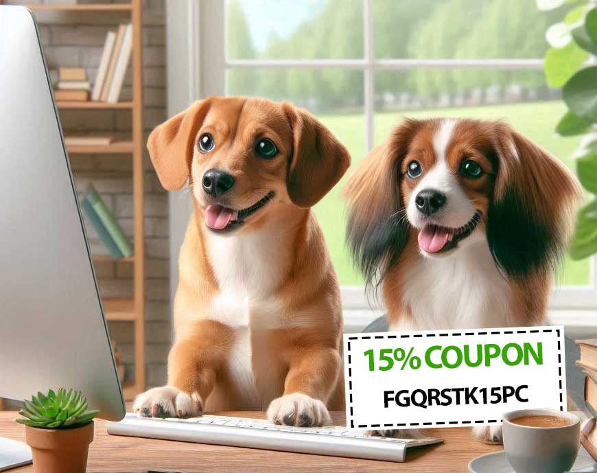 dogs with coupons promo