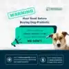 a dog and a megaphone skin & coat dog supplement
