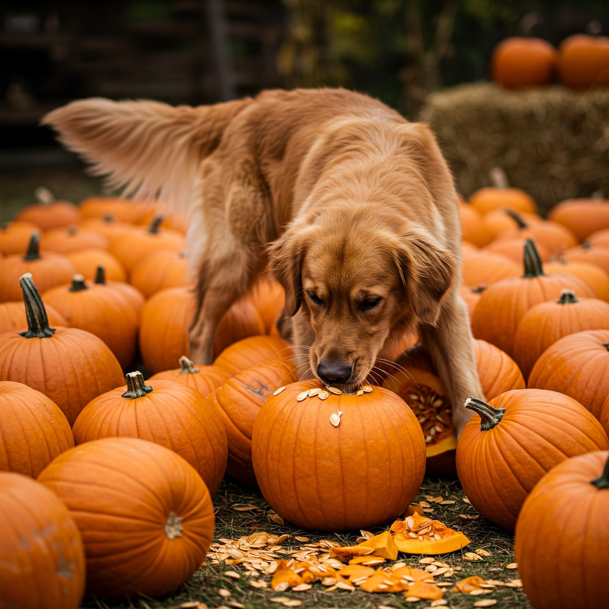 Pumpkin Seed Links With Natural Deworming for Dogs and Cats