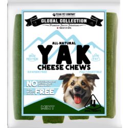 Yak Cheese Chews Flavored Mint 4-pack