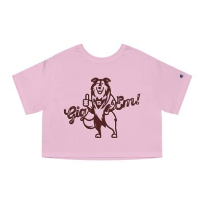 Reveille Gig 'Em! Wink Crop Top Shirt - Image 7