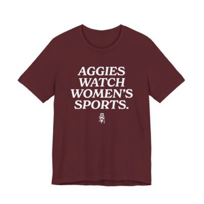 Aggies Watch Women's Sports Tee