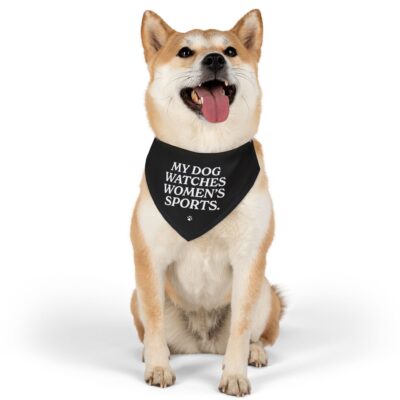 My Dog Watches Women's Sports Pet Bandana - Image 4