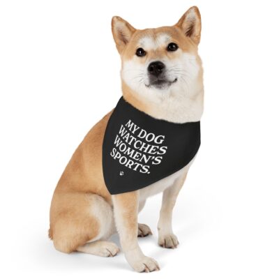 My Dog Watches Women's Sports Pet Bandana - Image 2