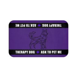 Therapy Service Dog Travel Mat, Portable Comfort Mat for Service & Therapy Dogs 2-sizes