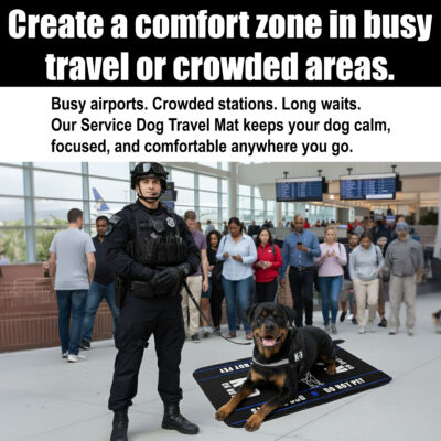K9 Service Dog Mat Safety Comfort Zone