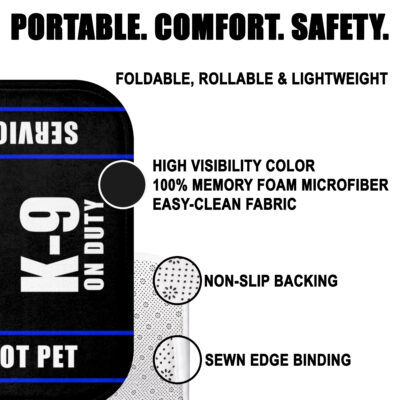K9 Service Dog Mat Safety Features