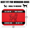 Service Dog Mat Safety Size