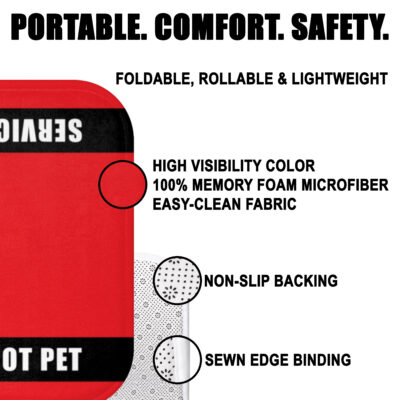 Service Dog Mat Safety Features