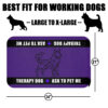 Therapy Dog Mat Safety Size 34x21