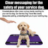 Therapy Dog Mat Safety Please Pet