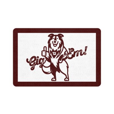 Shop All Products 27 Reveille Gig ‘Em! Wink Pet Food Mat