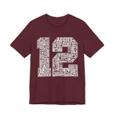 Shop All Products 43 Aggies Gameday 12 Spirit T-shirt