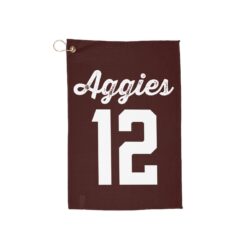 Shop All Products 13 Aggies Script 12 Golf Towel