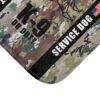 K-9 Military Service Dog Travel Mat - K-9 On Duty Portable Comfort Pet Bed Mat - OCP Awareness & Safety Warning - Image 5