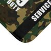 K-9 Military Service Dog Travel Mat - K-9 On Duty Portable Comfort Pet Bed Mat - CAMO BDU Awareness & Safety Warning - Image 2