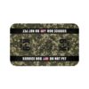K-9 Military Service Dog Travel Mat - K-9 On Duty Portable Comfort Pet Bed Mat - MARPAT Awareness & Safety Warning