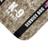 K-9 Military Service Dog Travel Mat - K-9 On Duty Portable Comfort Pet Bed Mat - SEAL Awareness & Safety Warning - Image 5