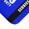 K-9 Service Dog Travel Mat - K-9 On Duty Rug - BLUE Awareness & Safety Warning - Image 2