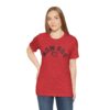Dog Mom Upside-down Backwards Embroidery Heart T-Shirt - Image 3