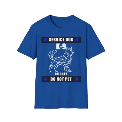 K-9 Working Police Service Dog "Do Not Pet" T-Shirt Alert Safety & Awareness